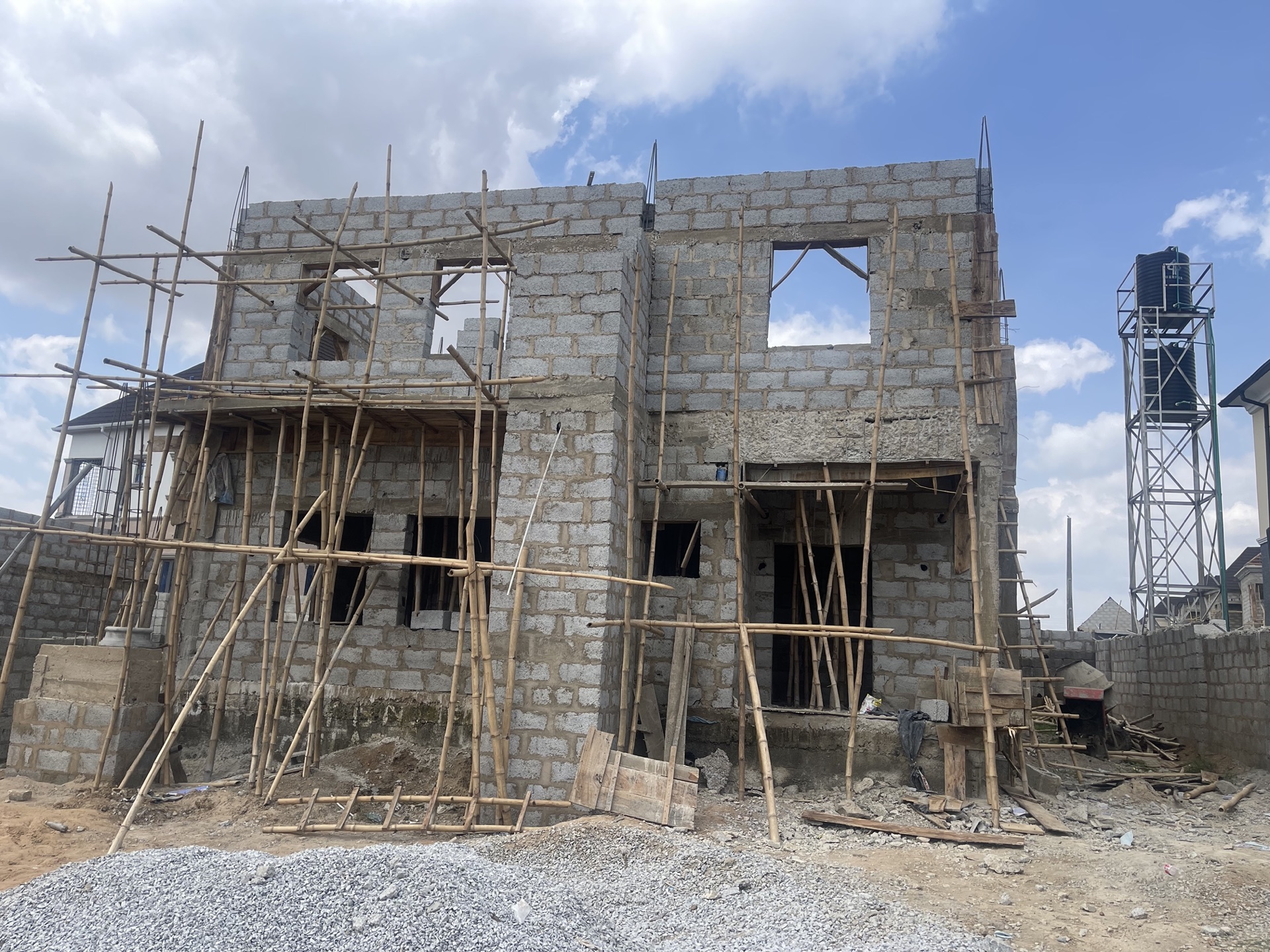 An Ecoterra home under construction